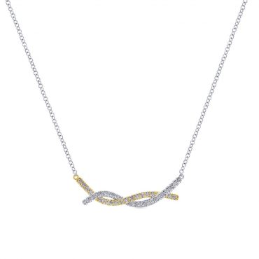 Gold and Diamond Necklace P1022