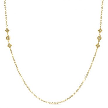 Diamond and Gold Necklace P1053