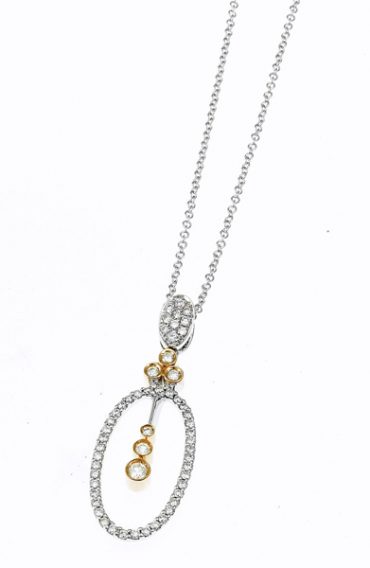 Gold and Diamond Pendant P1067