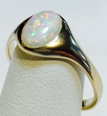 Opal and Gold Ring R1090