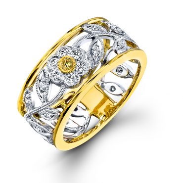 Diamond and Gold Ring R1135