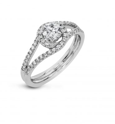 Diamond and Gold Engagement Ring E1323