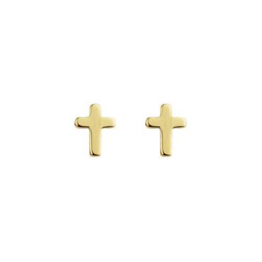 Gold Cross Earrings ER1064