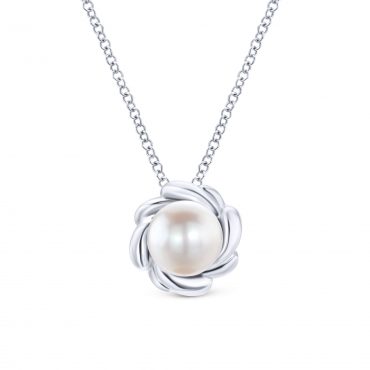 Sterling Silver and Pearl Pendant SS1059